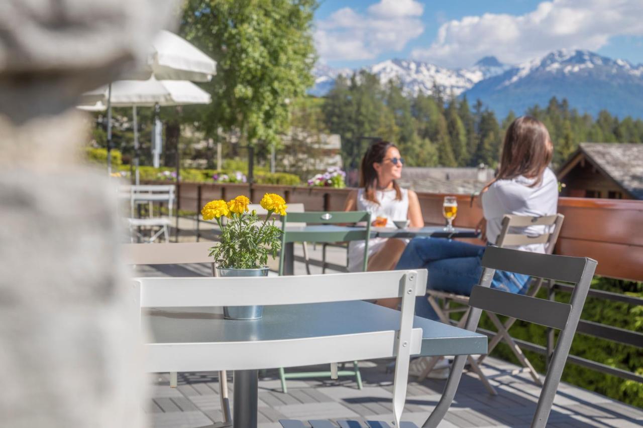 Hotel Historique Chez Elsy - Crans-Sapins Luaran gambar